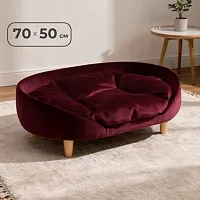 Лежанка Лилу 50*70 см, Бордовый